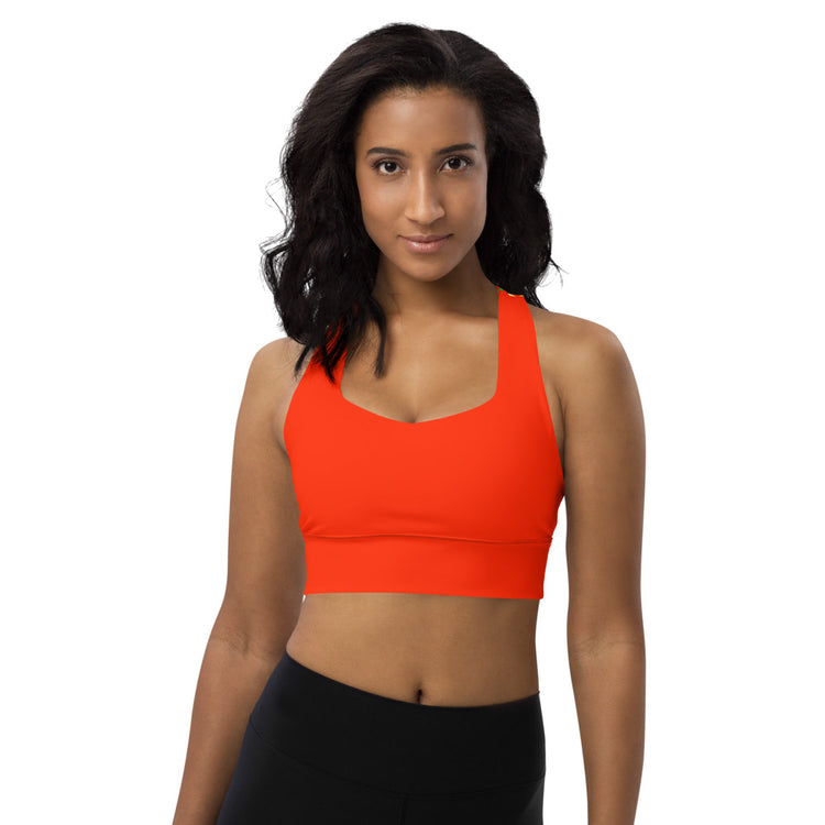 SixTriple8 Moisture-Wicking Four-Way Stretch Longline Sports Bra