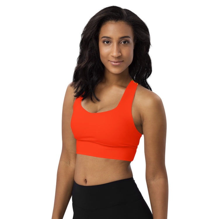 SixTriple8 Moisture-Wicking Four-Way Stretch Longline Sports Bra