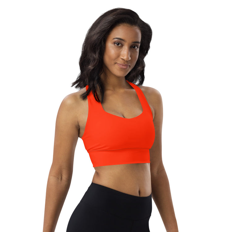 SixTriple8 Moisture-Wicking Four-Way Stretch Longline Sports Bra