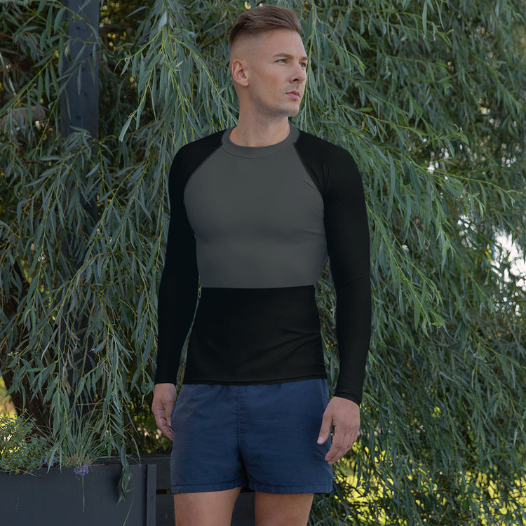 Men's Long-Sleeve Four-Way Stretch Rash Guard