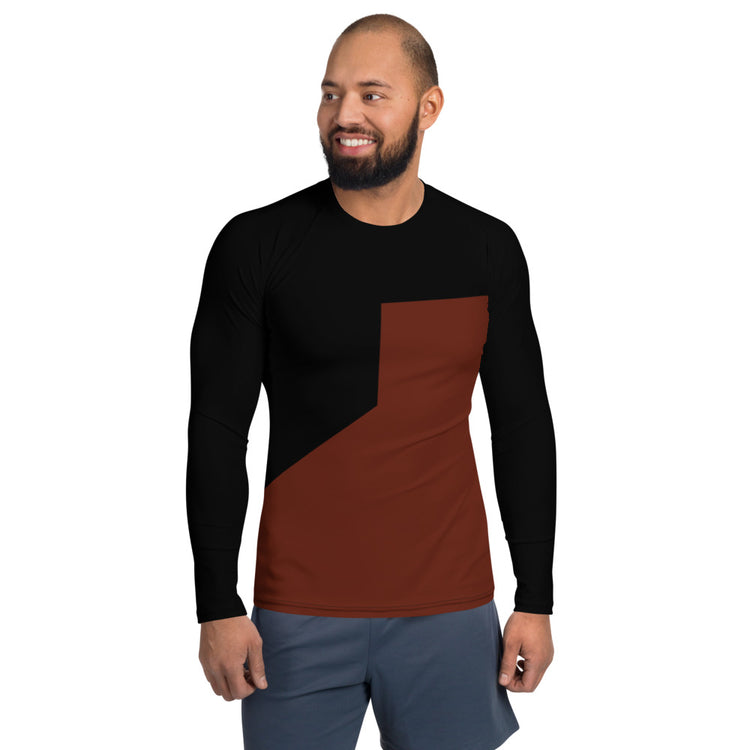 Men's Long-Sleeve Four-Way Stretch Rash Guard