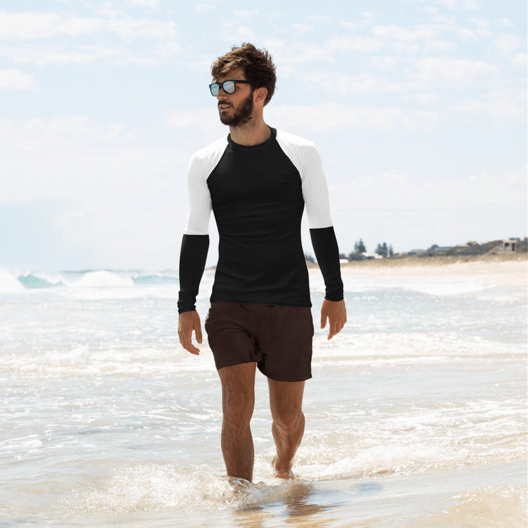 Men's Long-Sleeve Four-Way Stretch Rash Guard