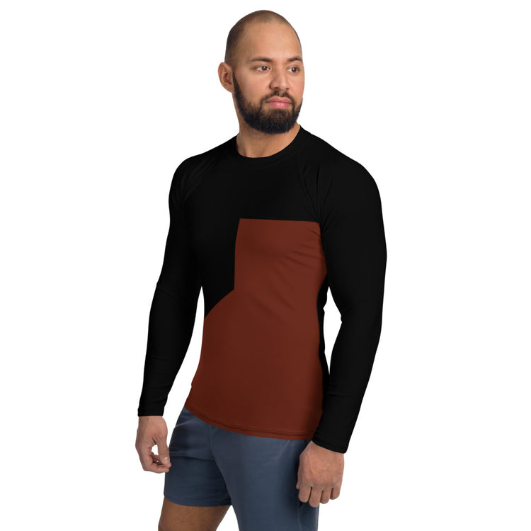 Men's Long-Sleeve Four-Way Stretch Rash Guard