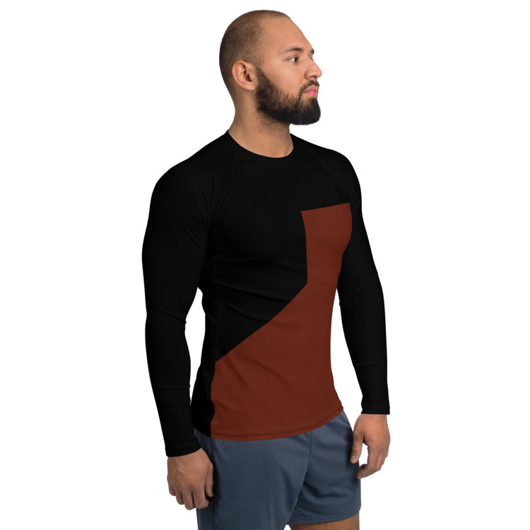 Men's Long-Sleeve Four-Way Stretch Rash Guard