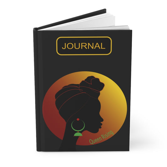 Queen Journal (Black) Hardcover Journal Matte